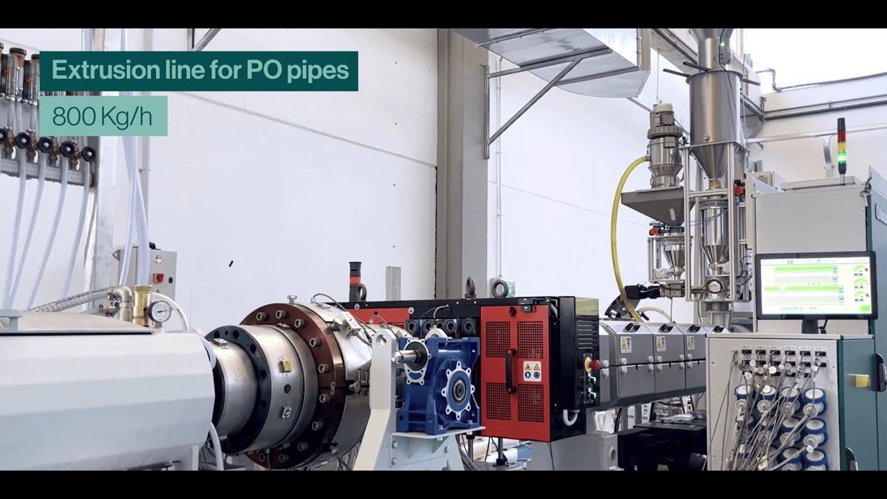 110 mm PP Pipe Extrusion Line | Bausano