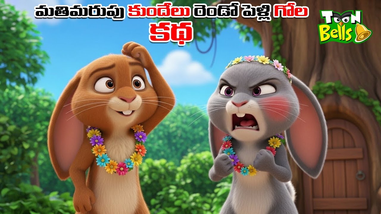 Telugu Stories - మతిమరుపు కుందేలు - రెండో పెళ్లి గోల కథ - Stories in Telugu -  Neethi Kathalu