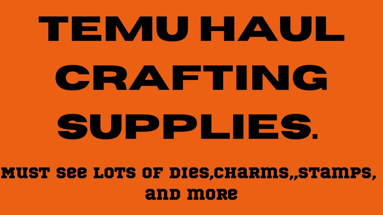 Набор Temu Haul, полный крафтовых материалов. Не спонсируется #temu #hauls #craftylife