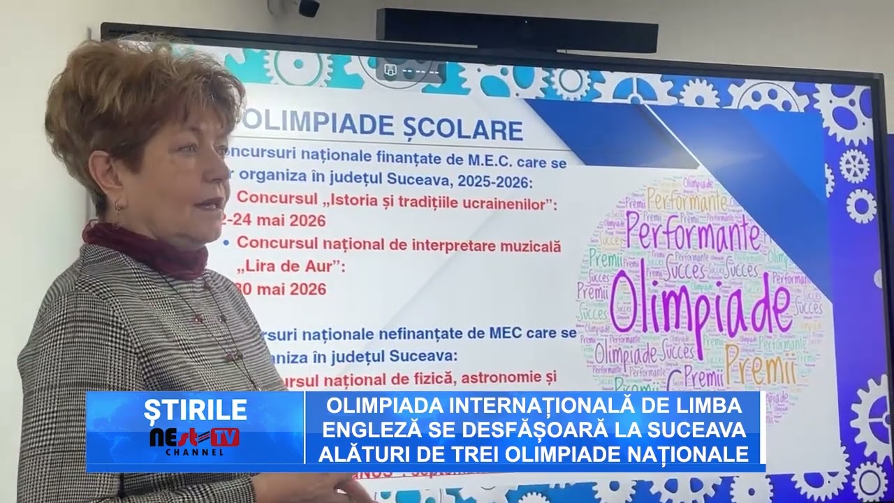 Olimpiada internațională de engleză se desfășoară la Suceava alături de trei olimpiade naționale