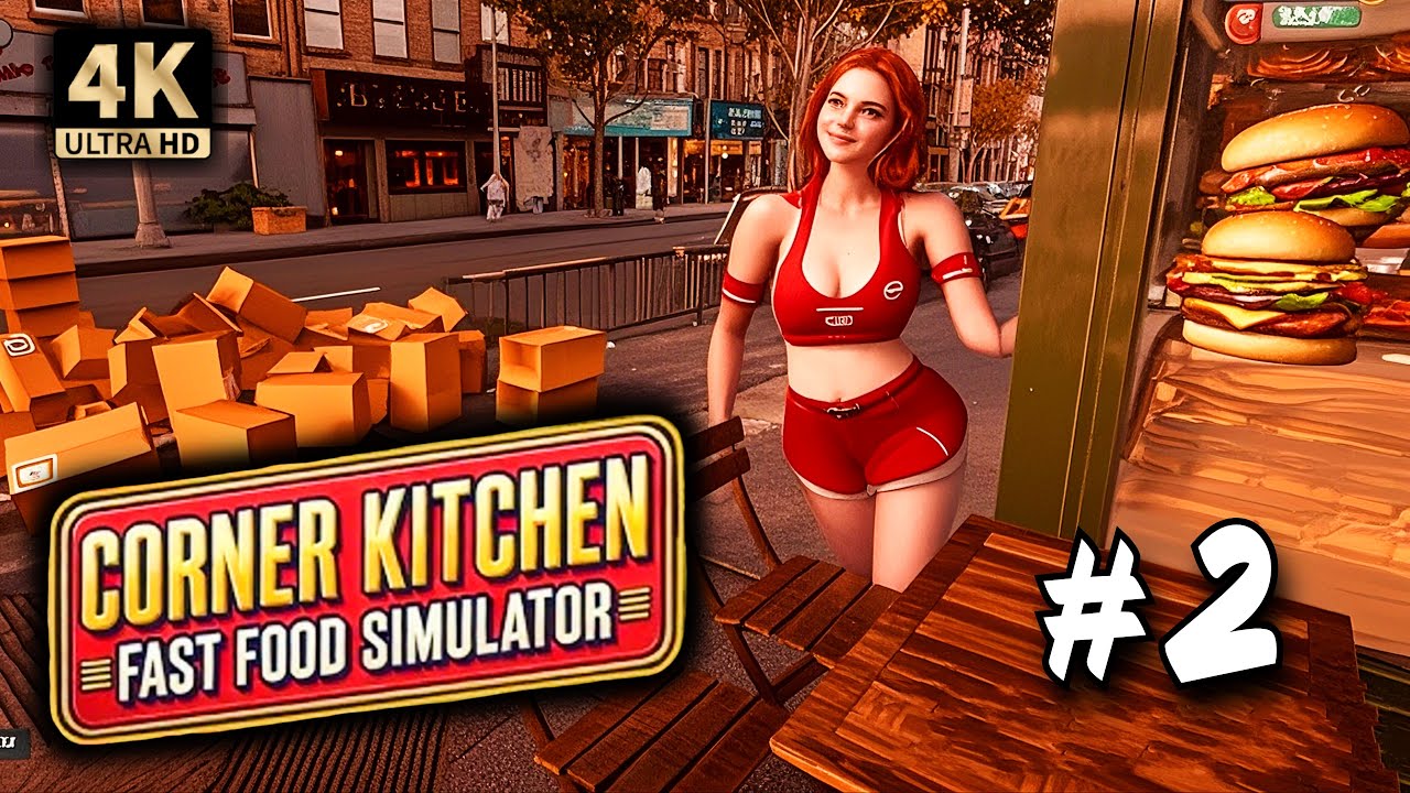 Corner Kitchen Fast Food Simulator #2 Gameplay Longplay Reshade NoCommentary
