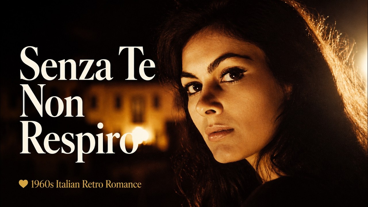 Senza Te Non Respiro ❤️ – A 1960s Italian Romantic Love Song | Official Music Video