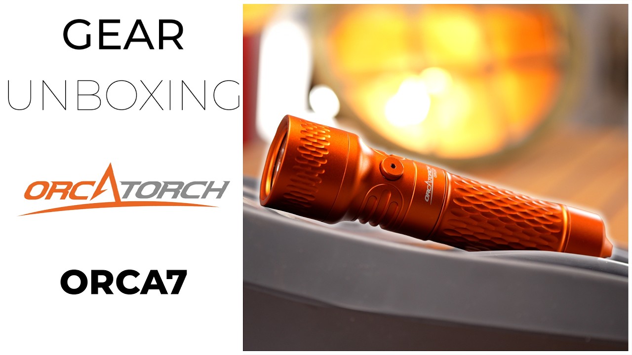 OrcaTorch Orca7 Dive Torch #Unboxing #Review
