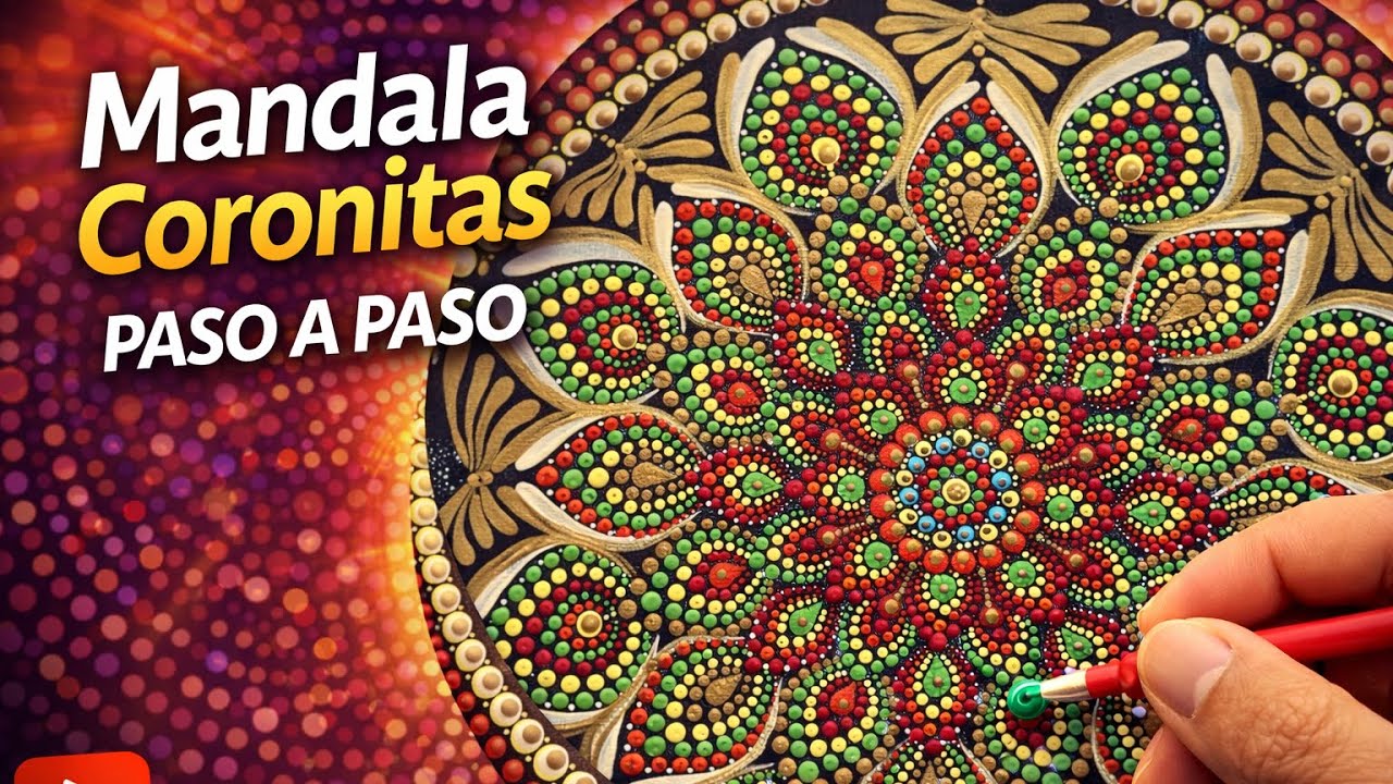 🖌️🎨“Puntillismo terapéutico:Pinta este mándala para calmar la mente”