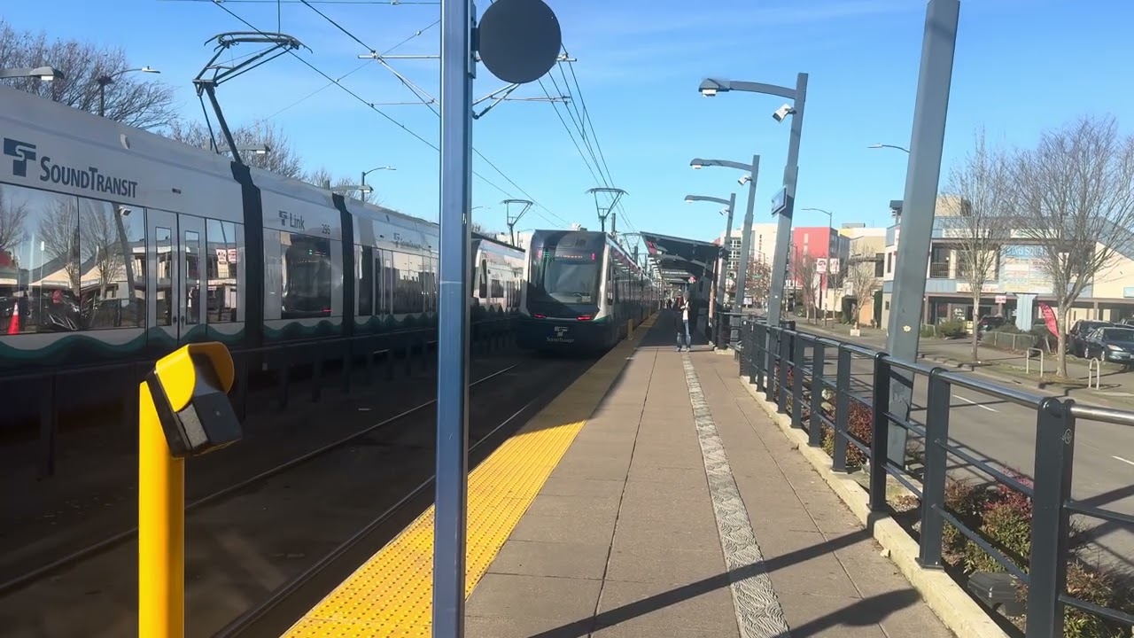 Sound Transit Link Light Rail 1 Line Action @ Othello 1/16/26