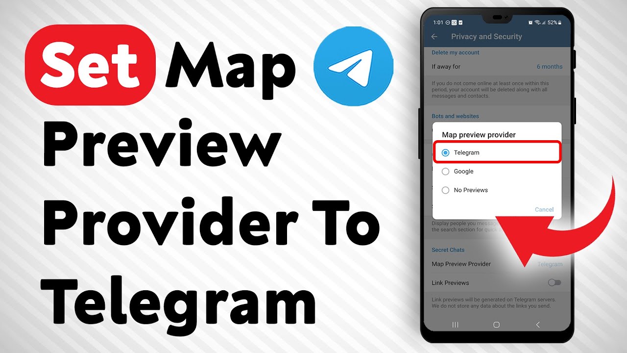 How To Set Your Map Preview Provider To Telegram In Telegram