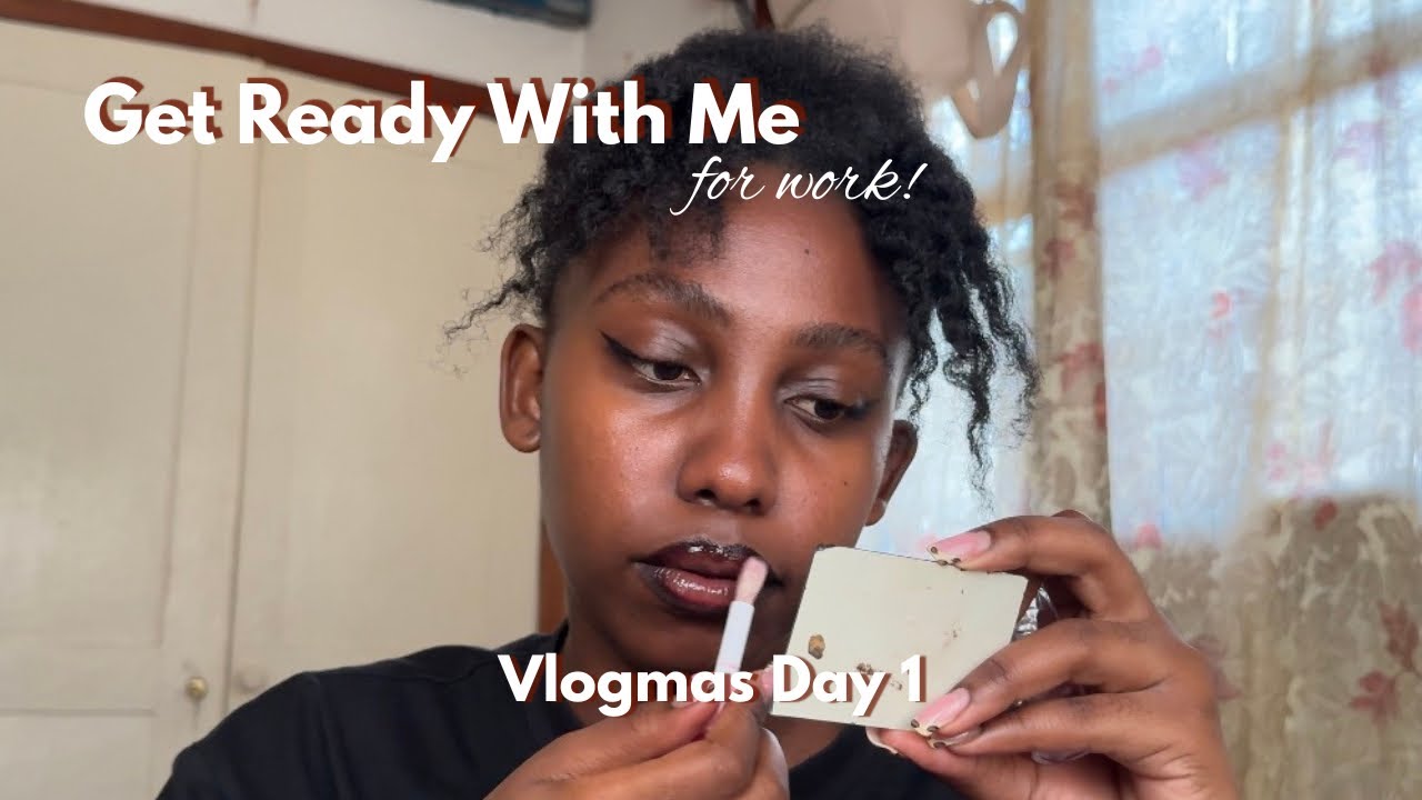 Get Ready With Me For Work!☕️ | Vlogmas Day 1🎄