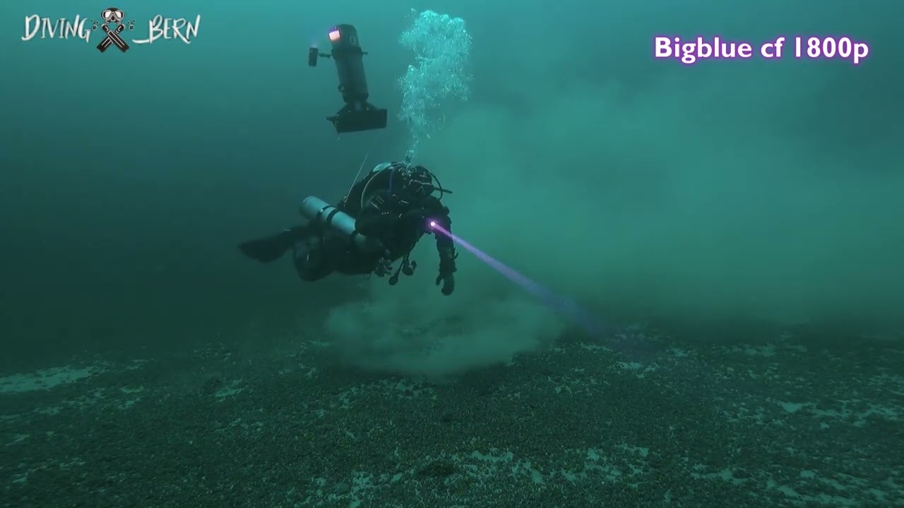 prueba de agua  Bigblue cf 1800p con DivingBern