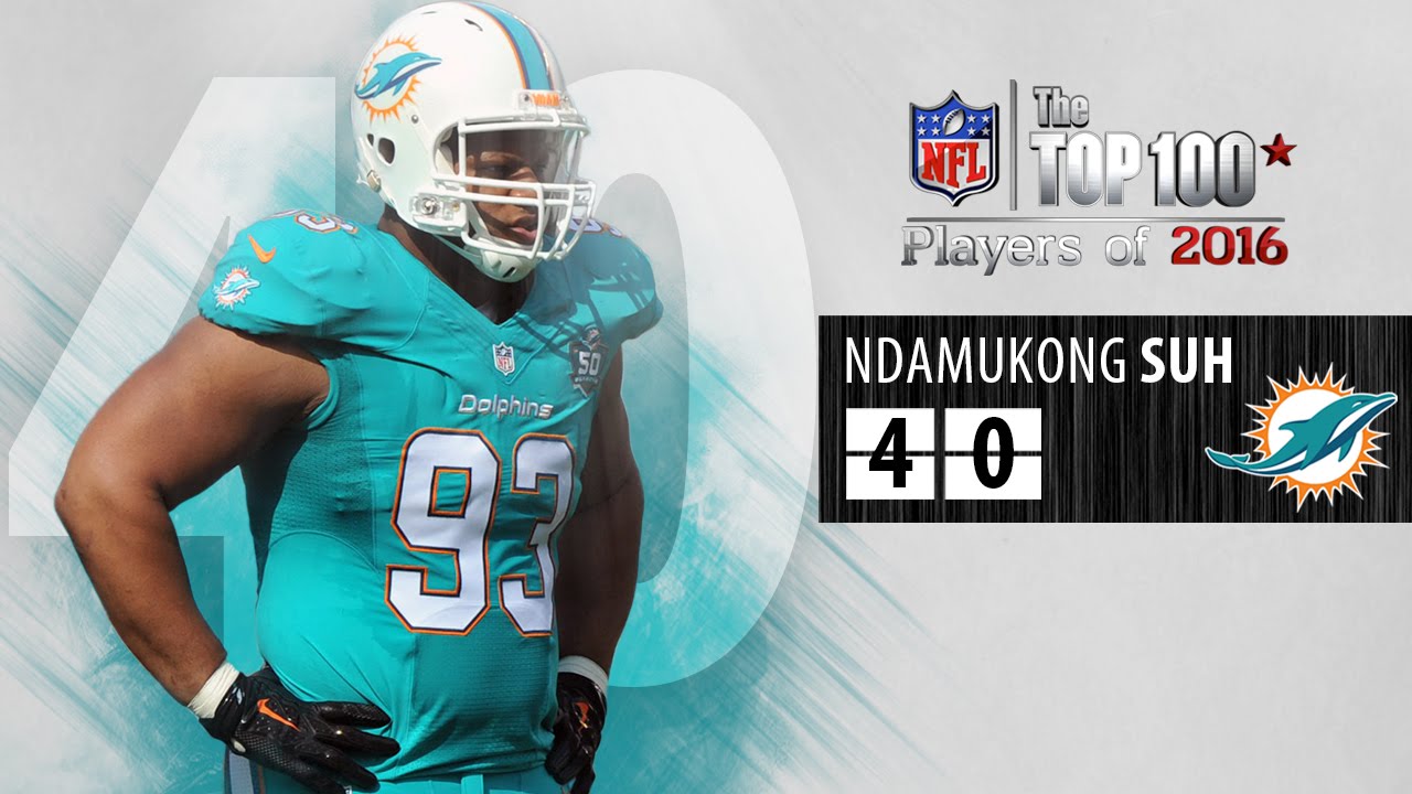 #40: Ndamukong Suh (DT, Dolphins) | Top 100 NFL Players of 2016