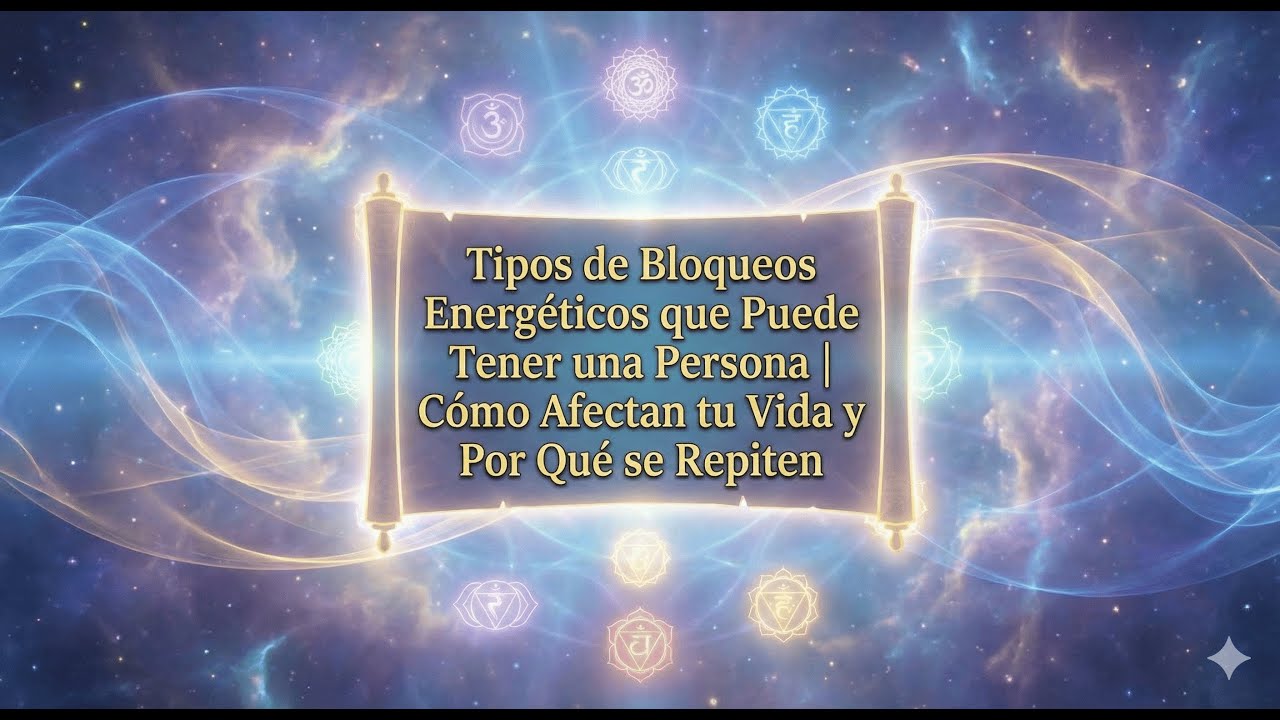 Tipos de Bloqueos Energéticos que Puede Tener una Persona |Cómo Afectan tu Vida y Por Qué se Repiten