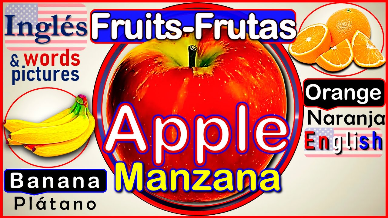Frutas en Inglés | Fruits in English | ingles gratis | learn english | free english |aprender ingles