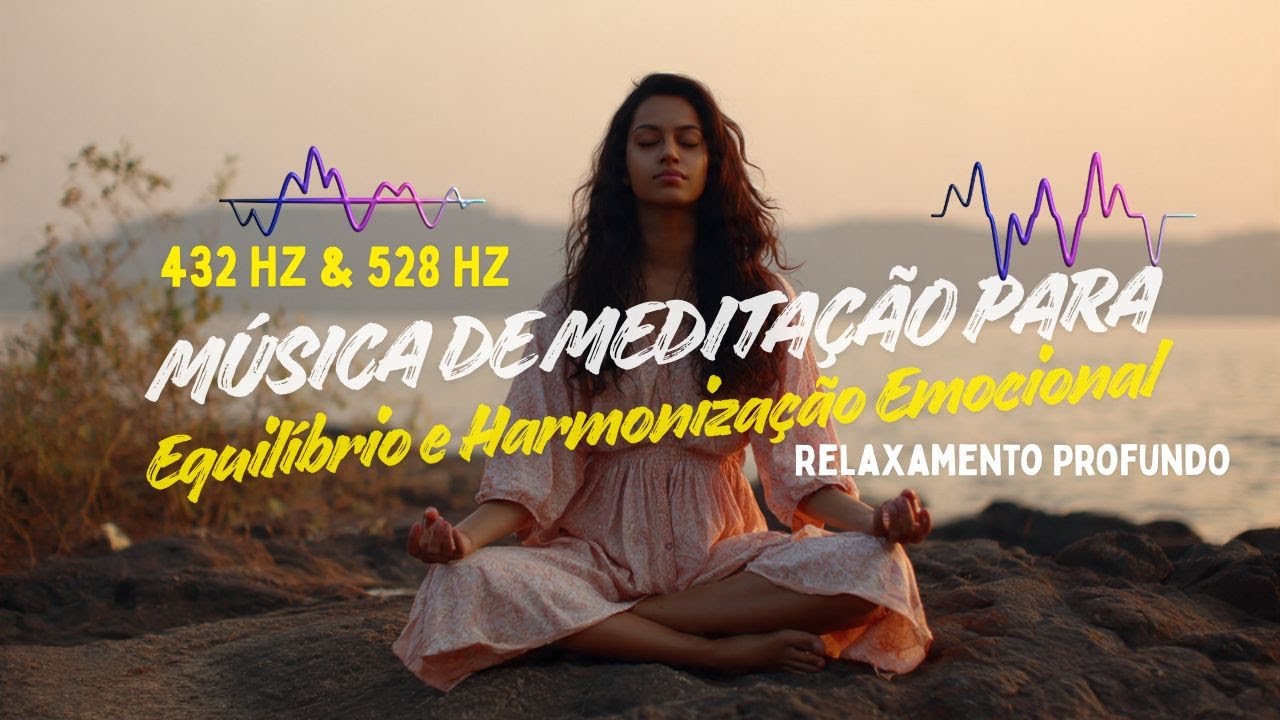 432 Hz & 528 Hz 🌿 Música de Meditação para Equilíbrio e Harmonização Emocional | Relaxamentol 🎧🧘‍♂️