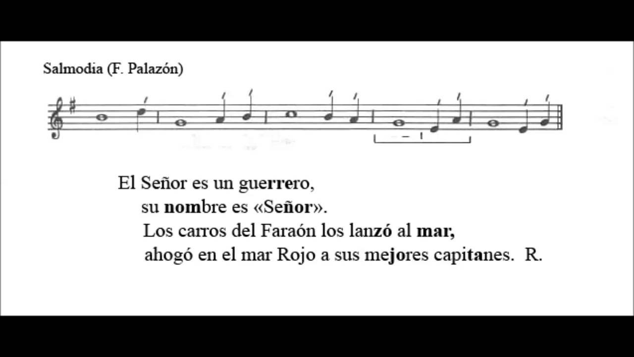 3 Cantaré al Señor, sublime es su victoria