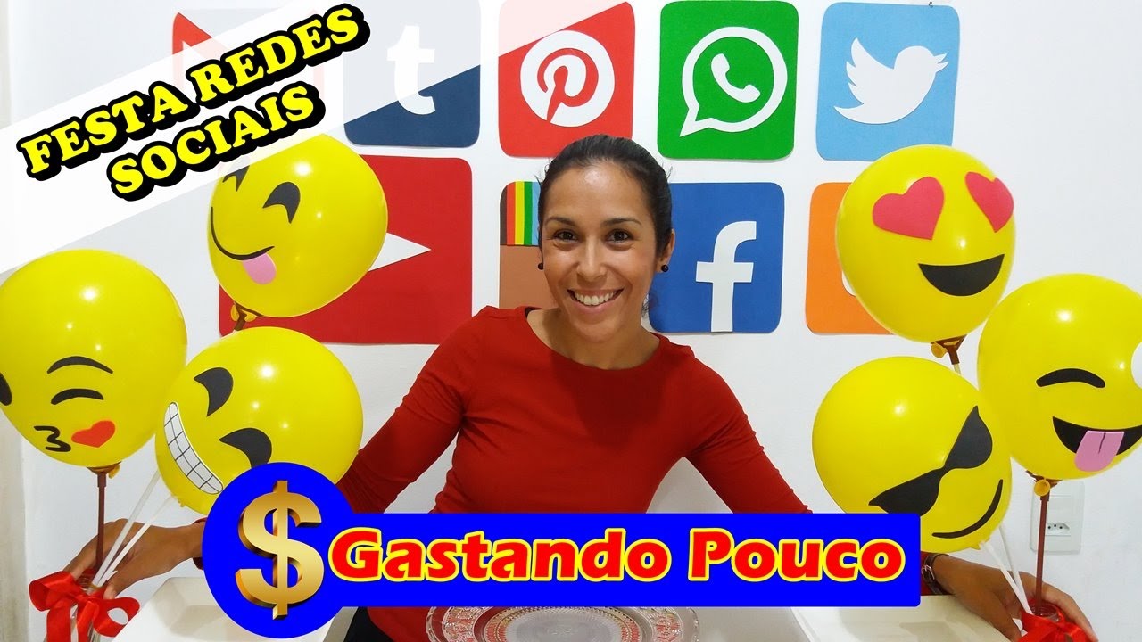 Decoração de Festa Gastando pouco até 50 REAIS - REDES SOCIAIS