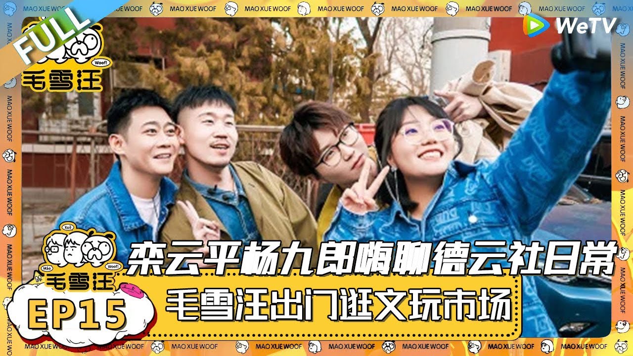EP15期完整版：毛雪汪出门逛文玩市场了！栾云平杨九郎嗨聊德云社日常！ |《毛雪汪》 FULL #综艺 #毛雪汪 #李雪琴 #毛不易 #栾云平  #杨九郎 #德云社