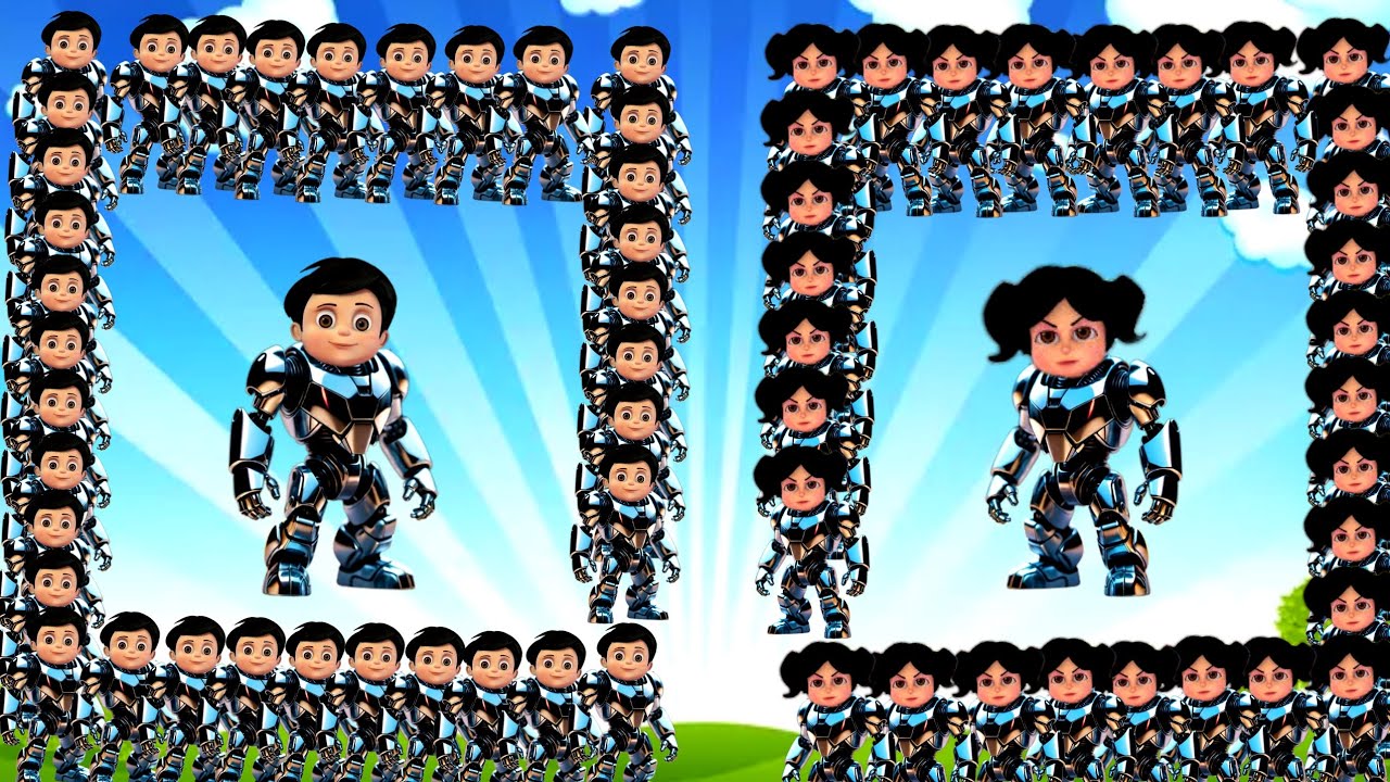 Vir vs imly fight video⚔️⚔️#vir the robot boy cartoon video#vairl video#trending video 📉📉📉