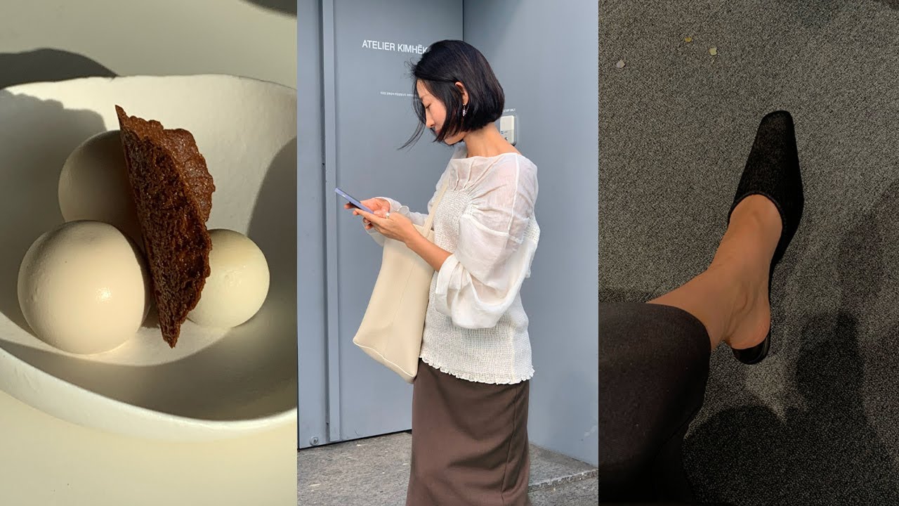 일 그리고 예쁜 토템 블라우스 꺼내입고 일상을 여행처럼! | 더로우 파크백 언박싱 (스몰, 라지 비교) | 연희동 코스 추천! (모데스트무드, 녹원쌈밥, 돌파운드) | 피에톤 팝업