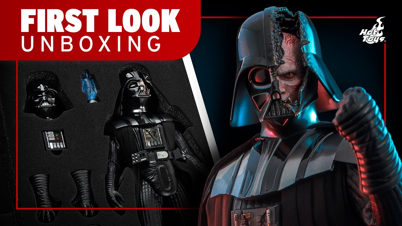 Распаковка фигурки Дарта Вейдера Оби-Вана Кеноби от Hot Toys | Первый взгляд