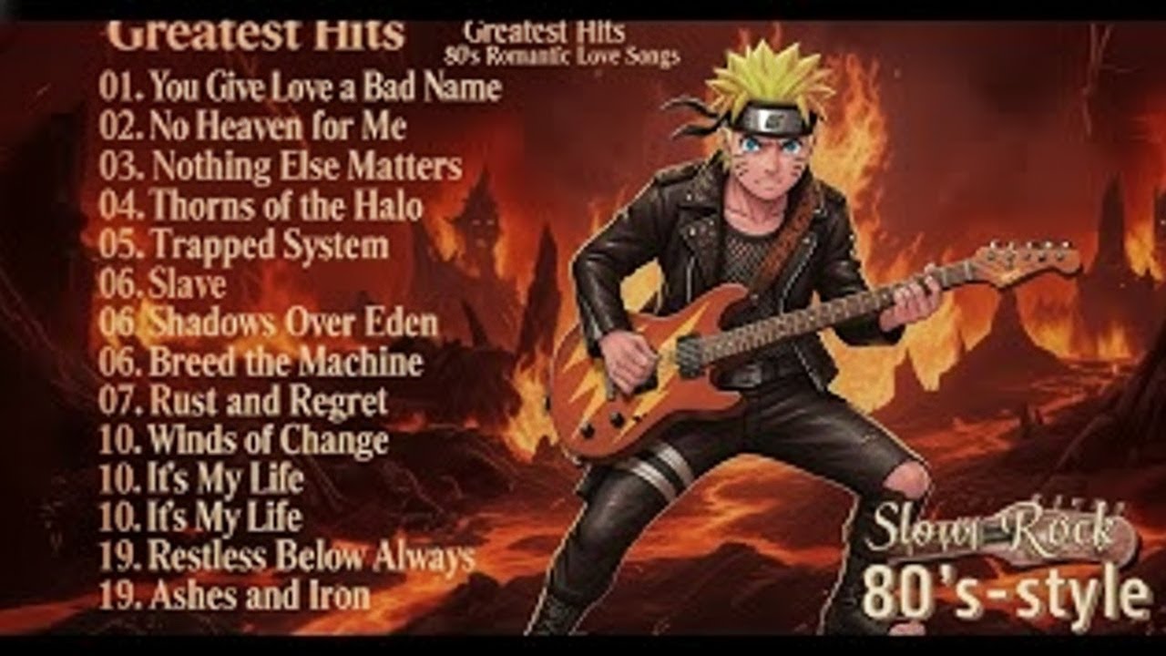 Romantic Rock Mix  80s 90s Classic Ballads Inspired by Bon Jovi & Def Leppard
