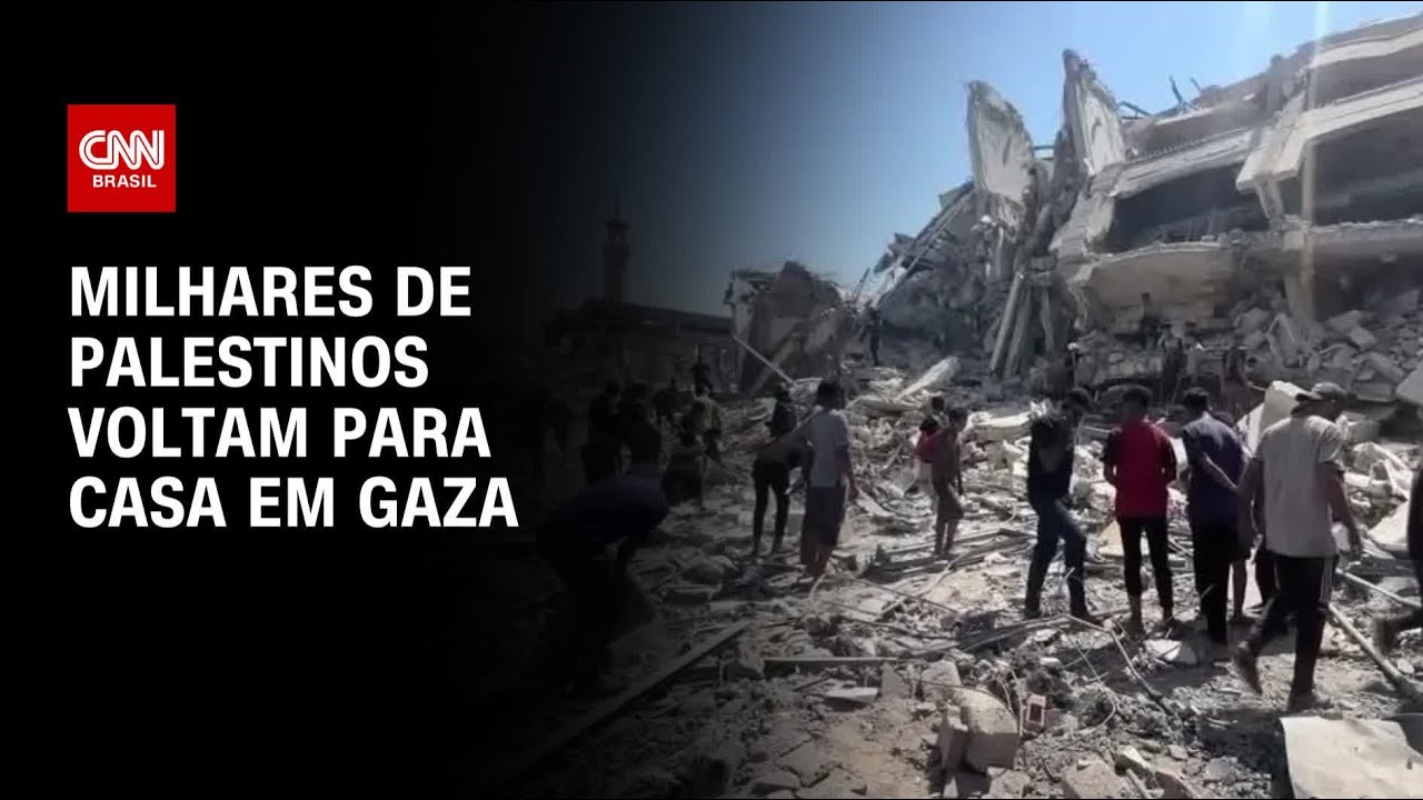 Cessar-fogo em Gaza: Milhares de palestinos voltam para casa | CNN 360&ordm;
