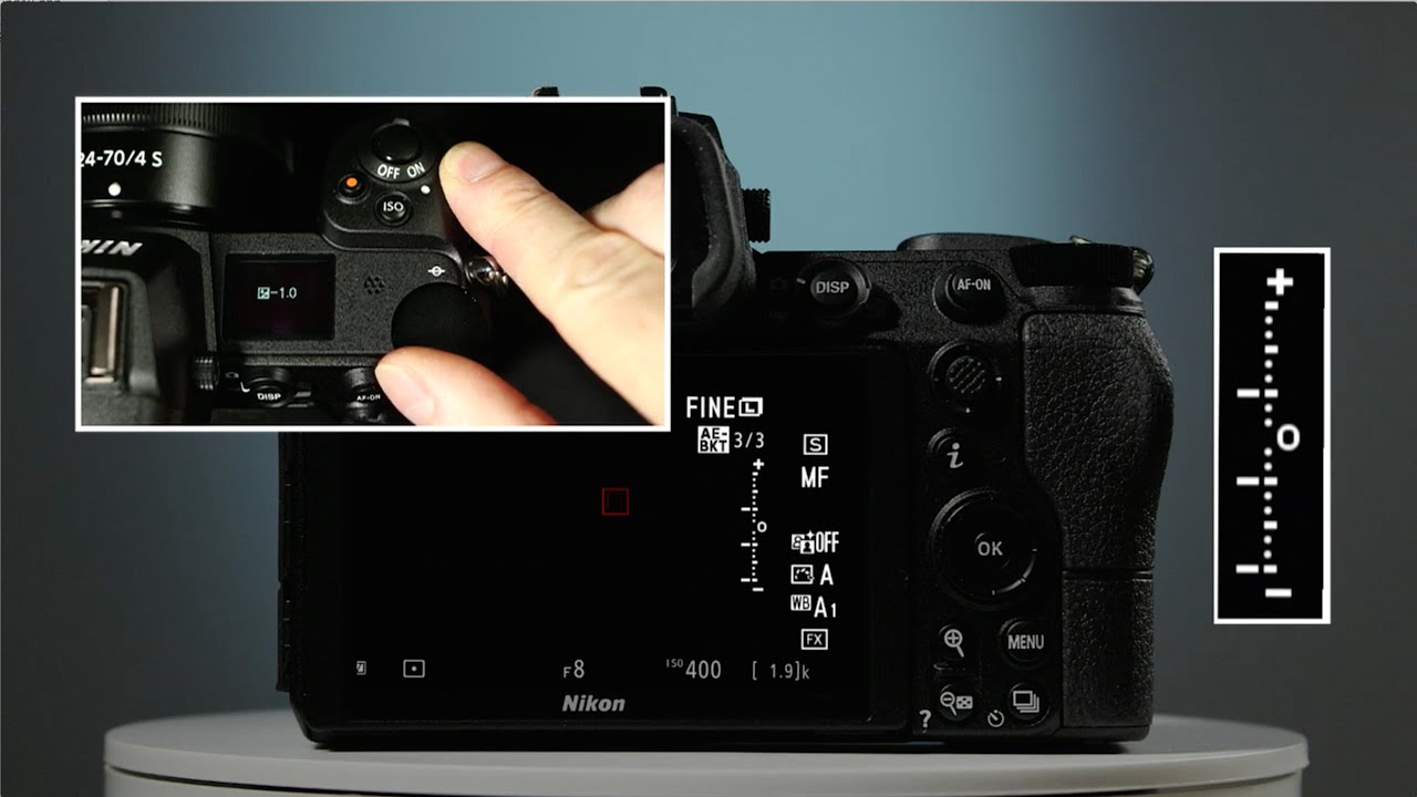 Настройка брекетинга экспозиции на Nikon Z7