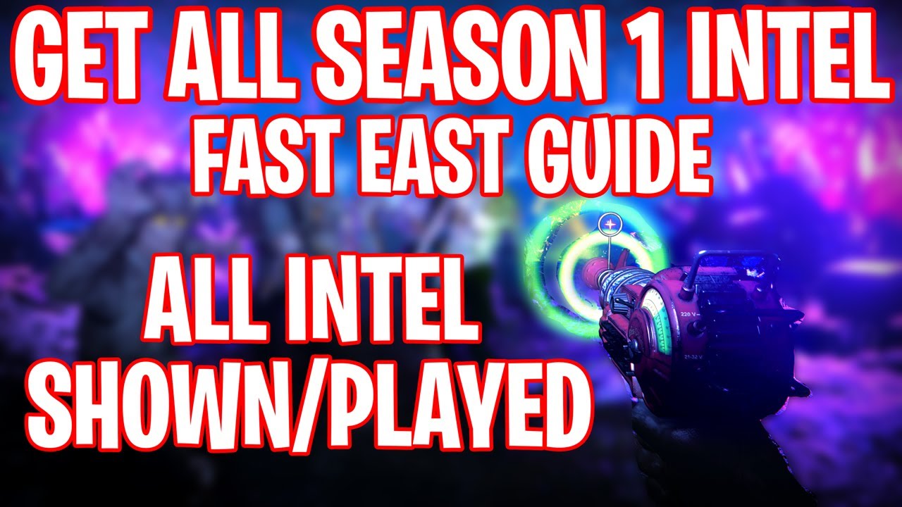 ALL Season 1 Intel Fast Easy Guide - How to Get ALL Intel Requiem Omega Maxis & Dark Aether