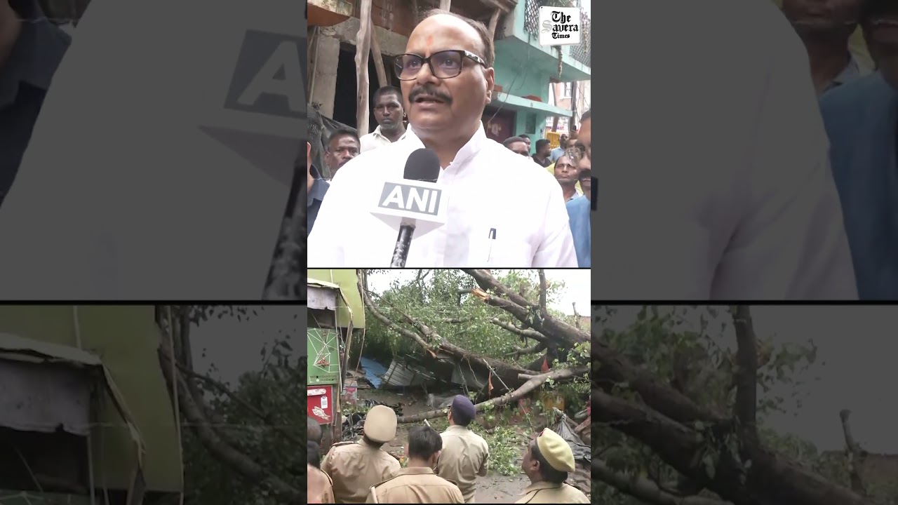 1 de*ad, 4 injured after tree falls near Kaiserbagh police station in Lucknow; Rescue ops underway