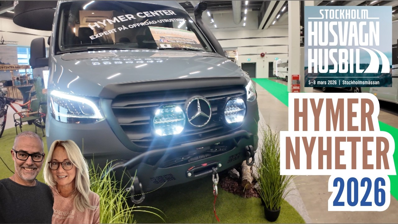 Nyaste HYMER-modellen | Exklusiv rundtur från husbilsmässan
