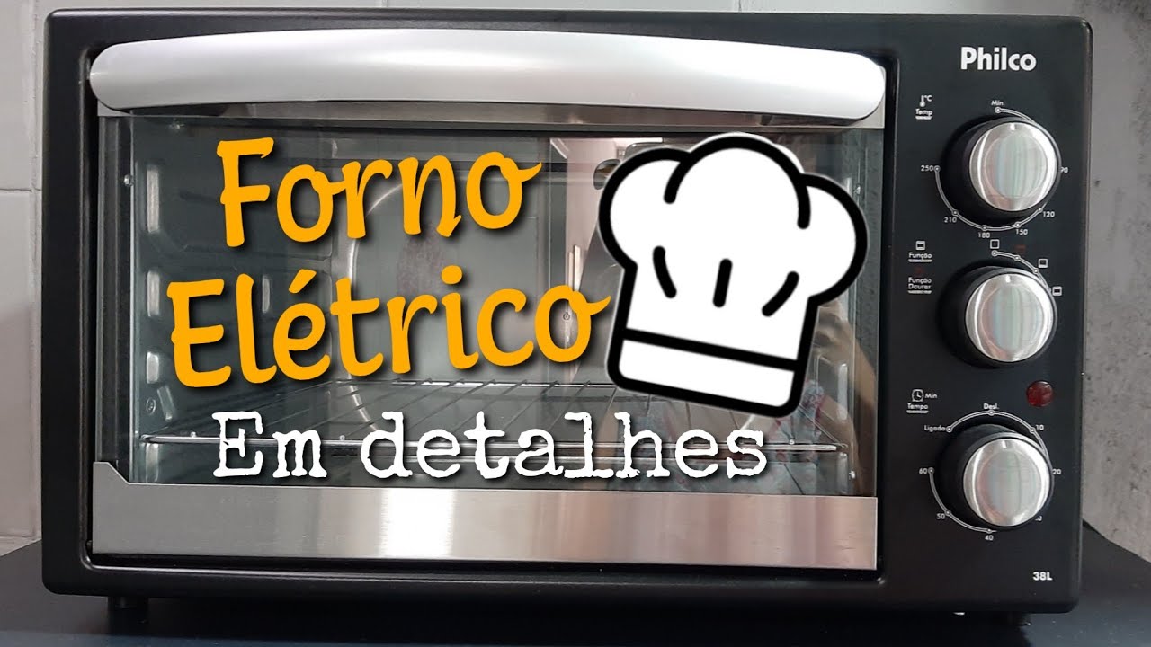 FORNO ELETRICO PHILCO 38L // QUE FORMAS CABEM?