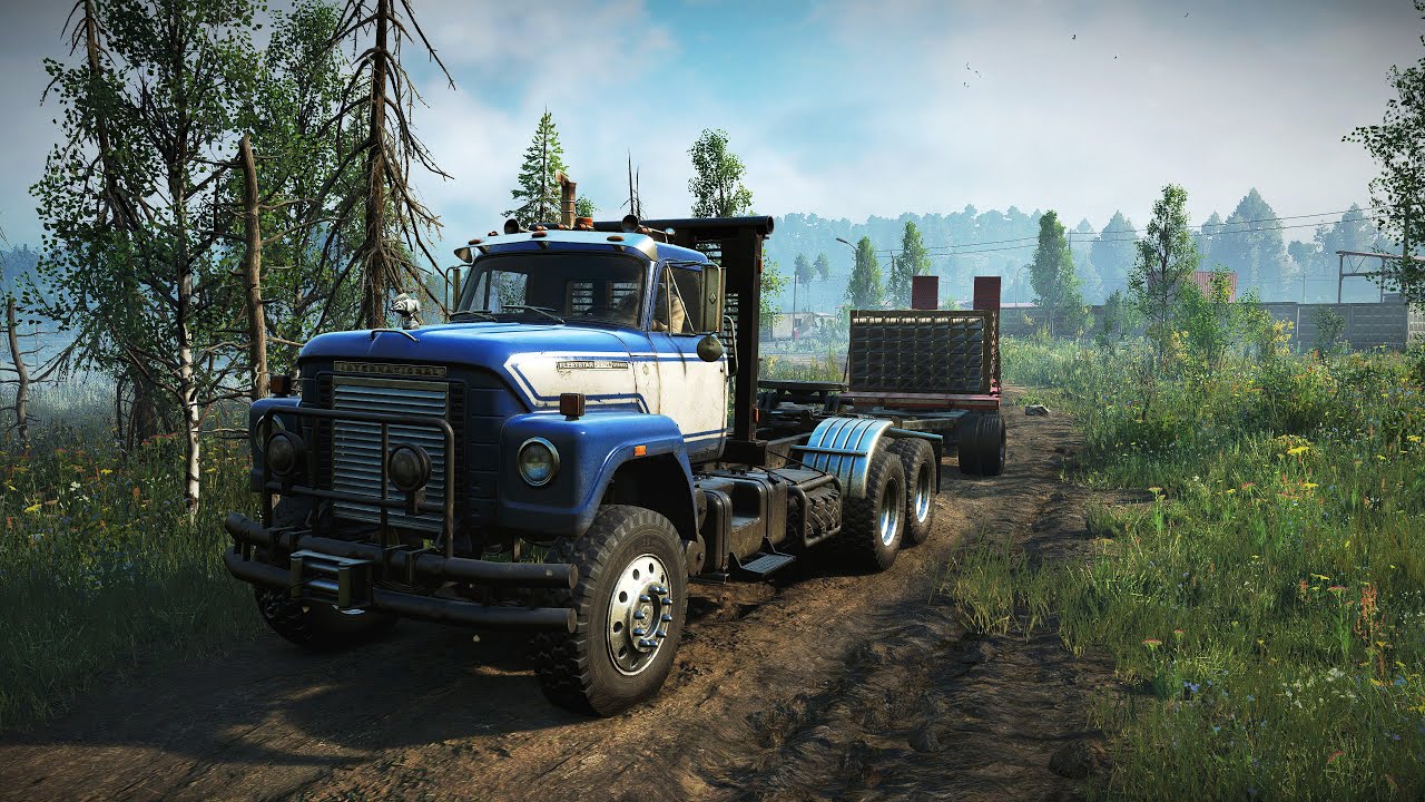 Transporting Metal Beams with the Fleetstar 2070 Diesel