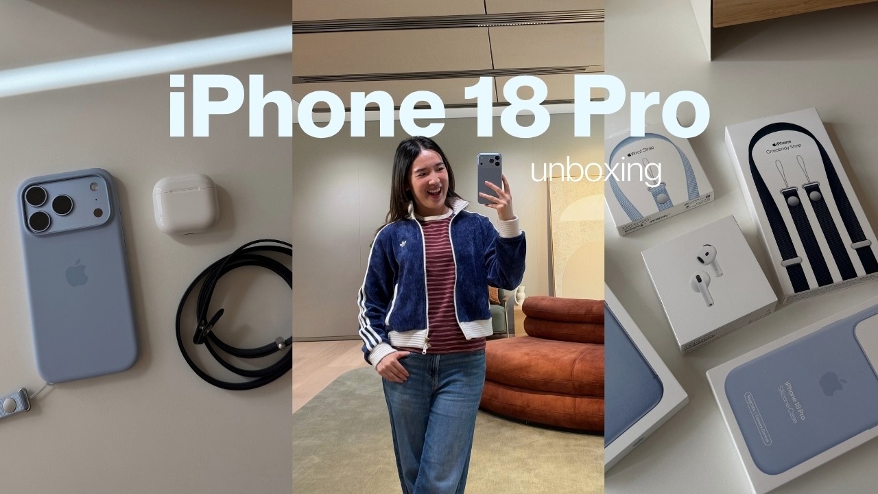 iPhone 18 Pro и AirPods 5 | Эстетичная распаковка, новые аксессуары + обзор