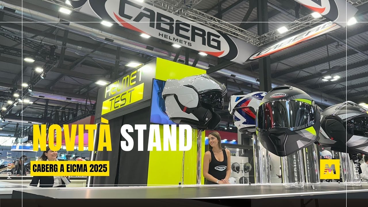 Le novità Caberg ad EICMA 2025: casco modulare, sportivo o adventure, la gamma si allarga