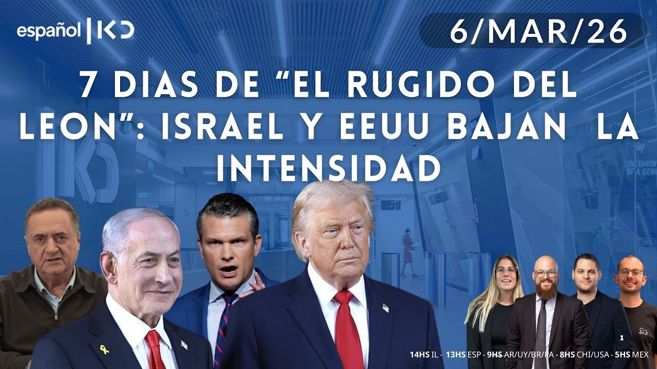 6-3 | Kan en Español | ISRAEL Y ESTADOS UNIDOS BAJAN LA INTENSIDAD DE ATAQUES EN IRAN