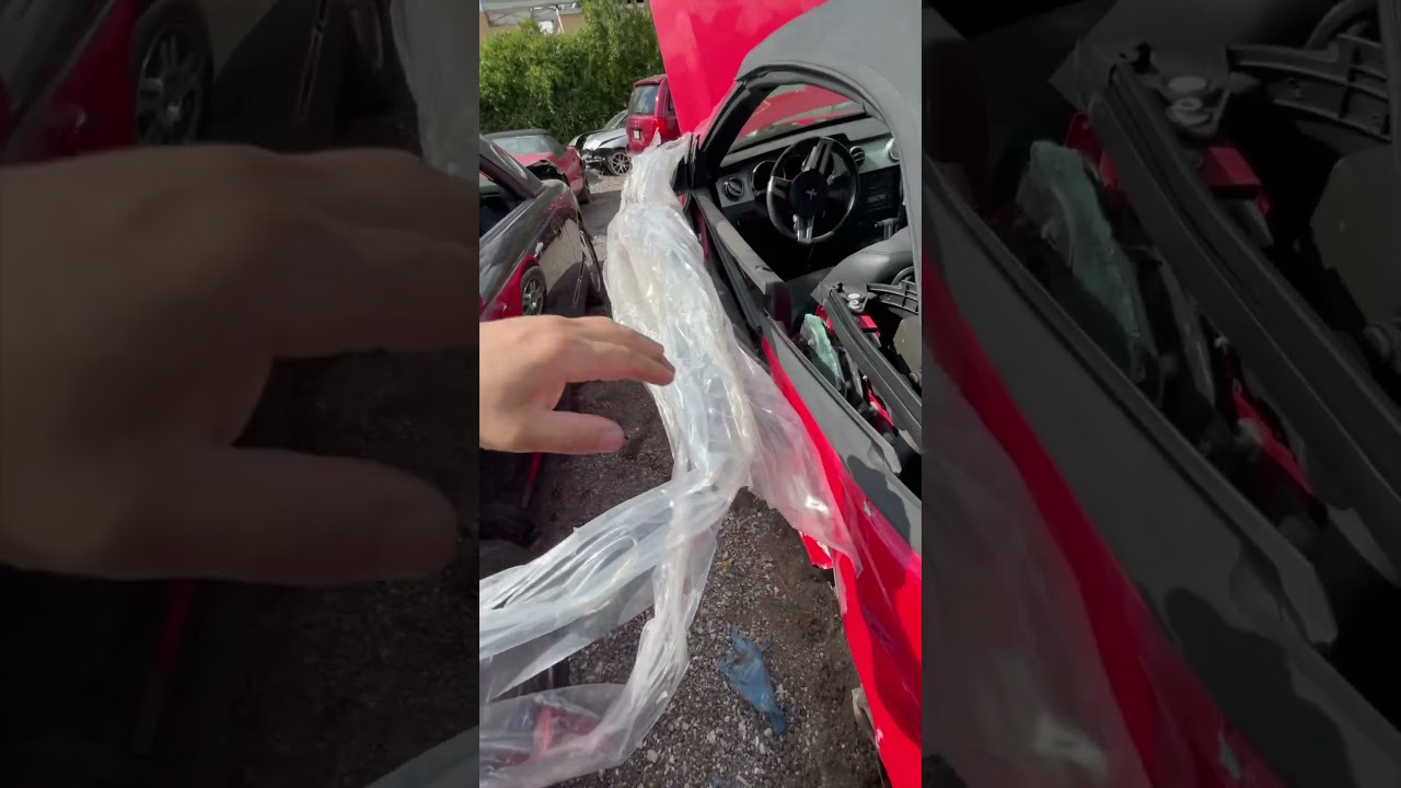 Этот развалюха Mustang GT таил в себе ОЧЕНЬ неожиданные сюрпризы! #salvageyard #s197