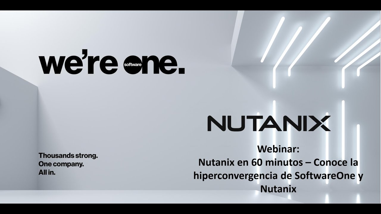 Descubre Nutanix en 60 minutos