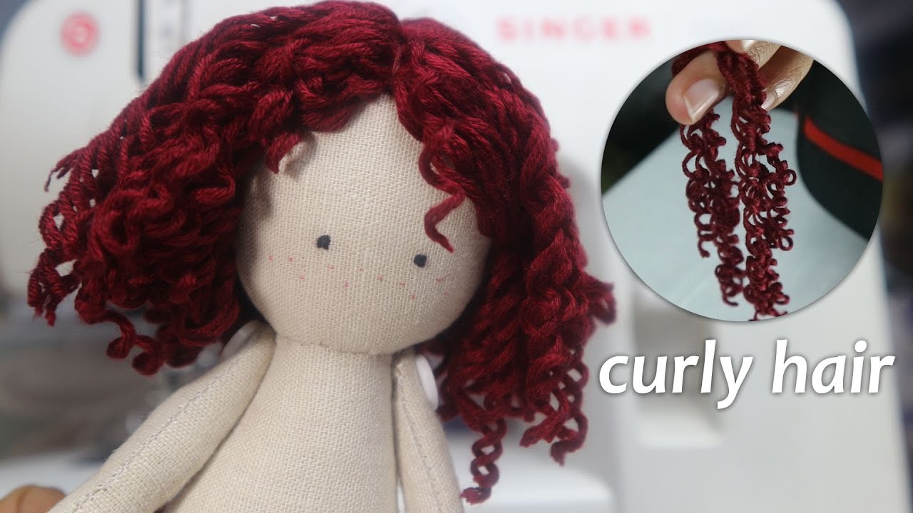Make Curly Hair for Handmade Doll