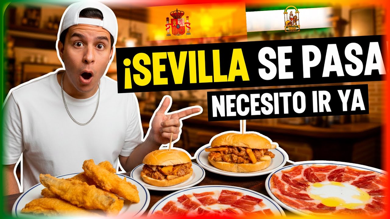 LOS PLATILLOS más brutales de SEVILLA  🤤🇪🇸 | Mexicano reacciona a ESPAÑA