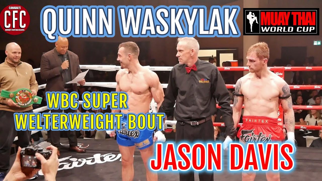 Quinn Waskylak vs Jason Davis WBC Super Welterweight Title Fight | MTWC12