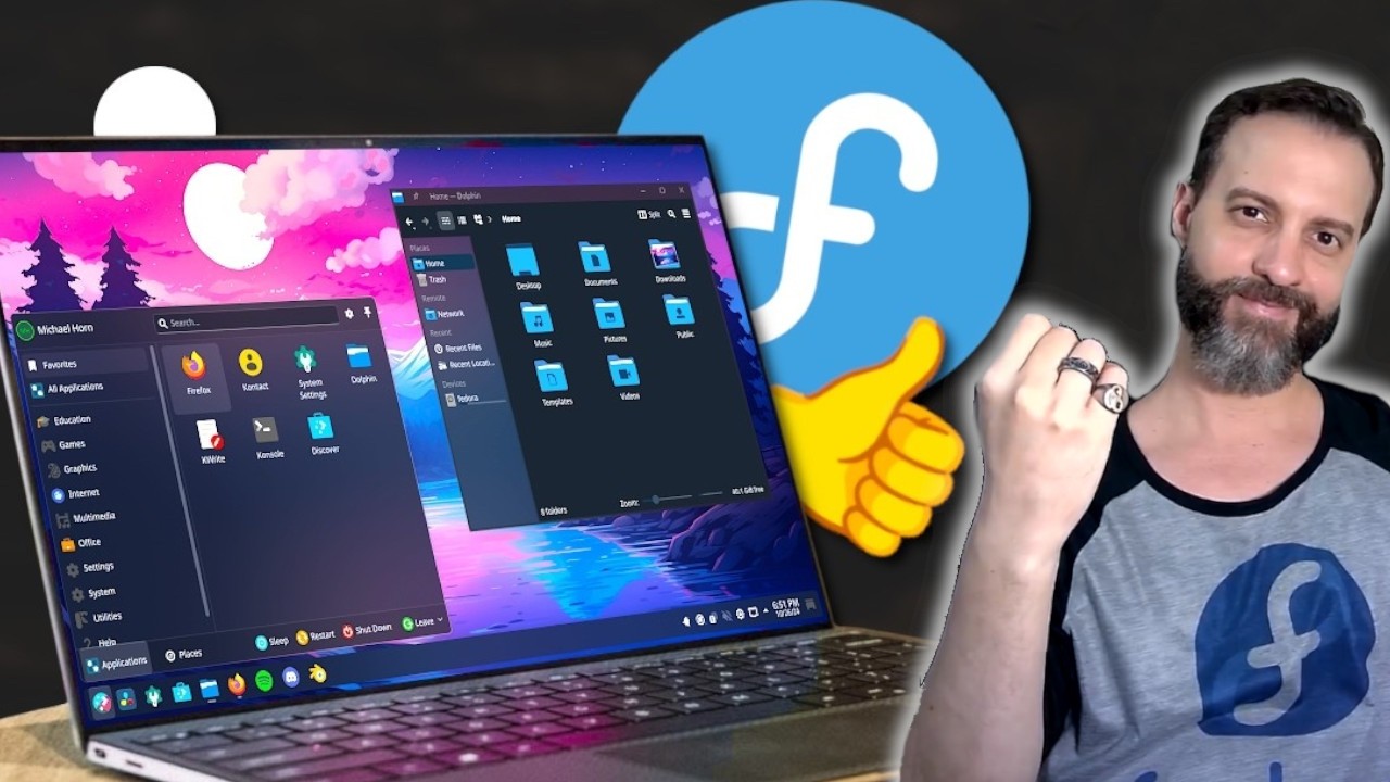 BATEU O WINDOWS? Fedora 42 + KDE Plasma