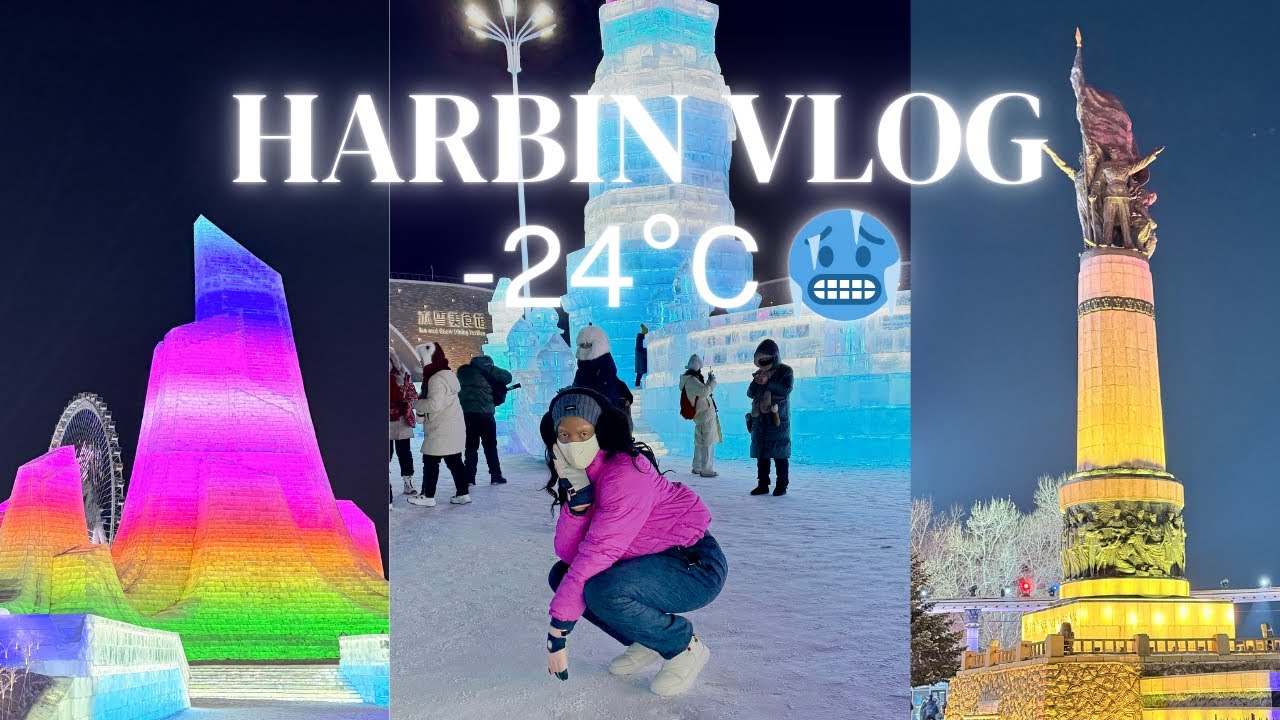 Harbin, China at -24°C 🥶 | Expectations vs Reality | Winter Vlog | First YouTube Video | Welcome!