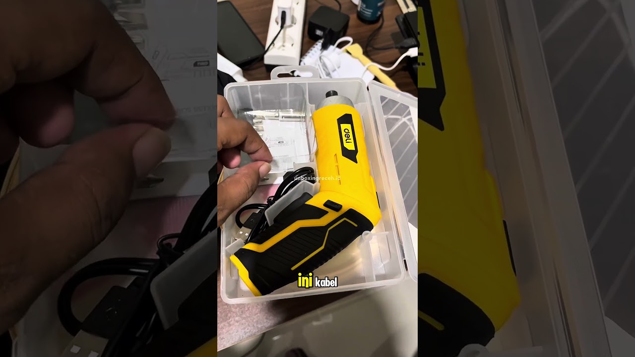 SCREWDRVER CORDLESS DELI BIKIN  PERKERJAAN RUMAH JADI MUDAH