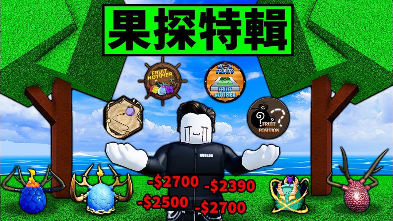 【Blox Fruits】我花了10000R買了所有Roblox海賊王模擬器裡的果探！盤子才買果探吧！ 【Roblox 海賊王】【機械方塊】