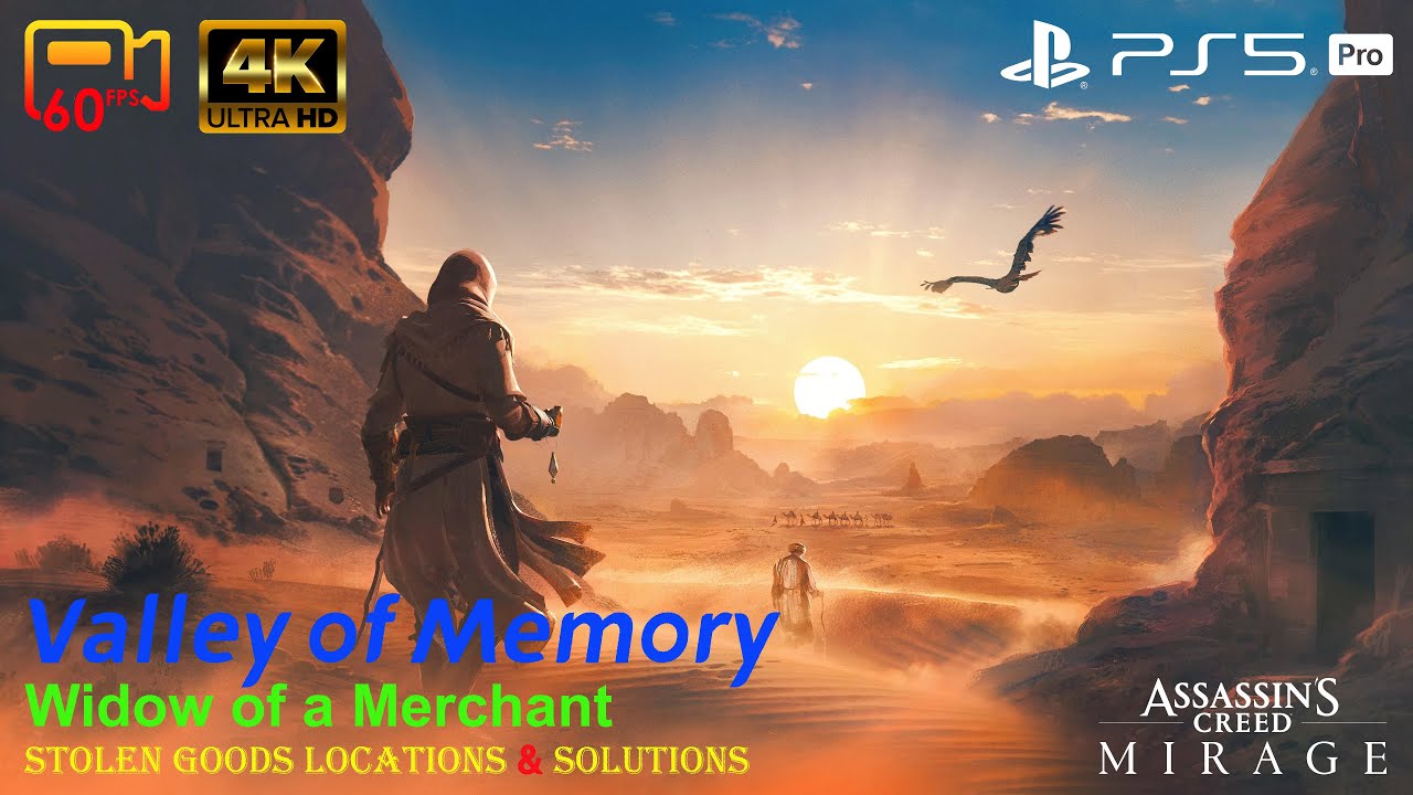 Widow of a Merchant: Stolen Goods Locations & Solutions - Assassin's Creed Mirage - PS5 Pro 4K60P