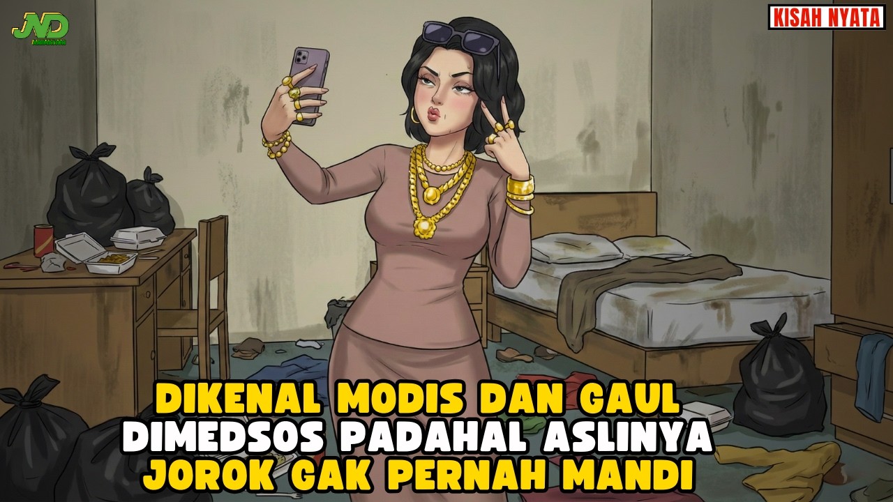 DIKENAL MODIS DAN GAUL DIMEDSOS PADAHAL ASLINYA JOROK GAK PERNAH MANDI || ANIMASI AZAB