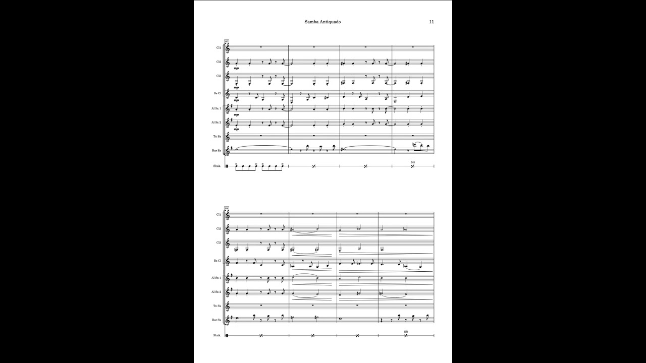 Combined Clarinet/Saxophone Octet 