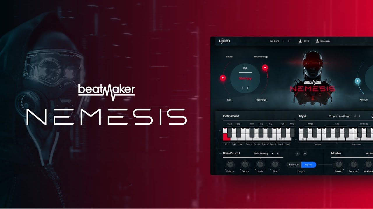 @ujamInstruments presents: Beatmaker NEMESIS
