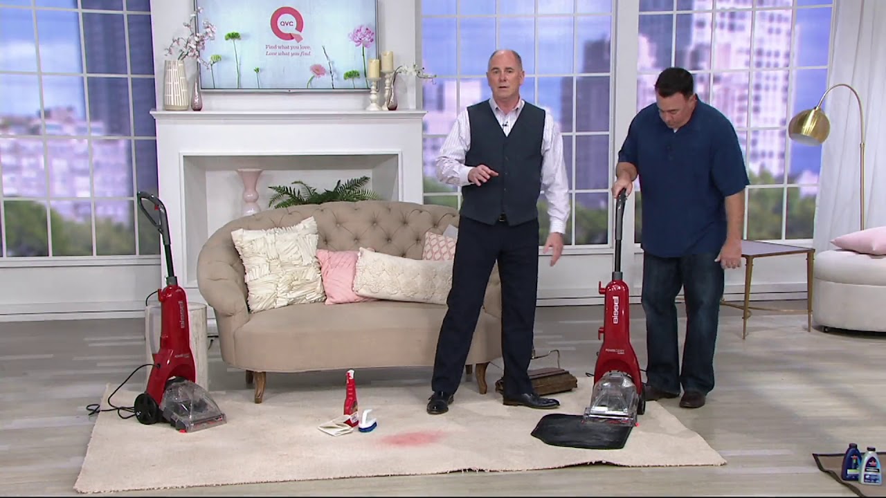 Bissell PowerClean Turbo Deep Clean Carpet & Rug Cleaner on QVC