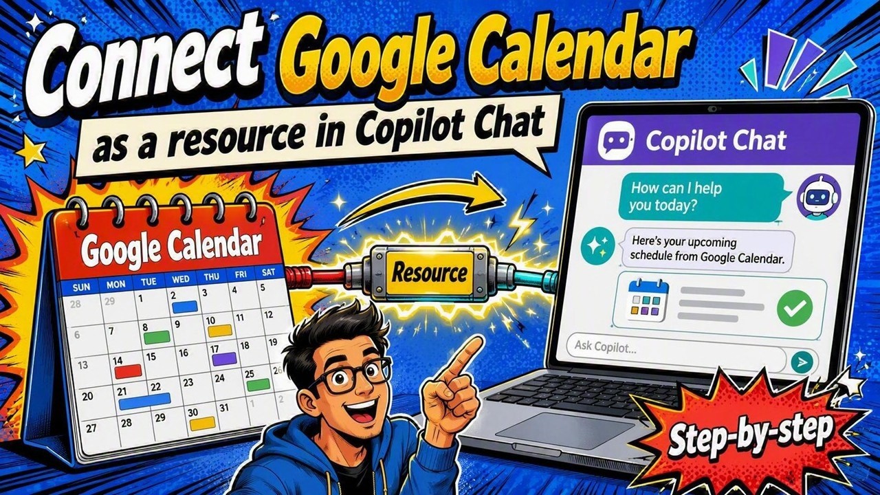 Microsoft Copilot Chat: Connect Google Calendar