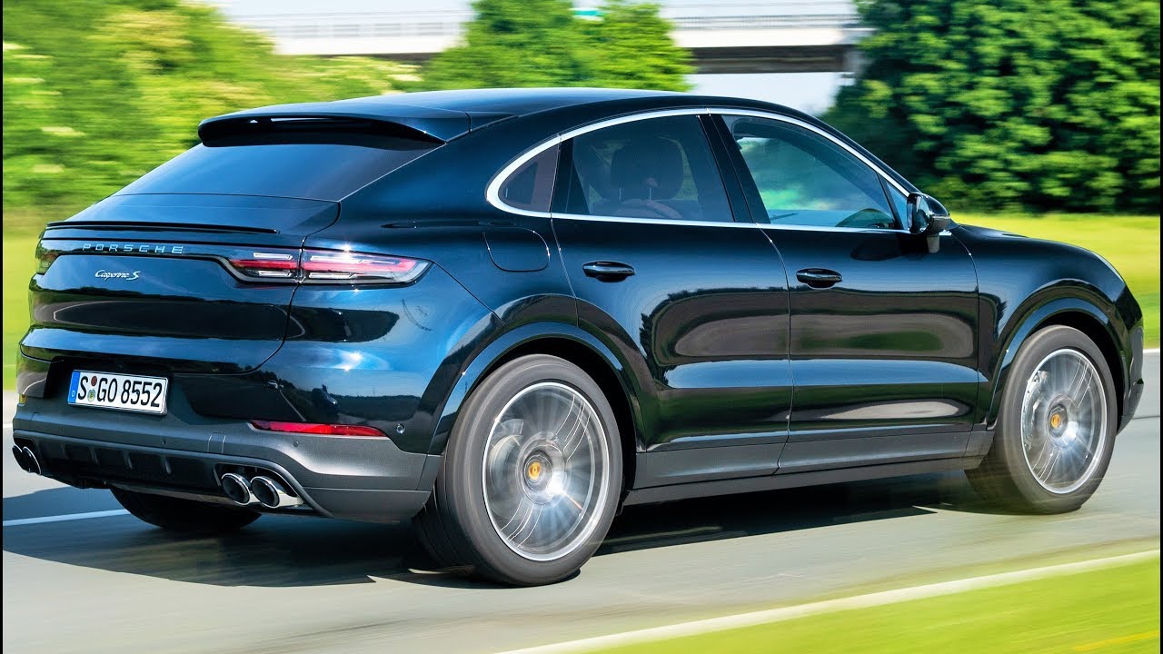 2020 Blue Porsche Cayenne S Coupe - Performance SUV