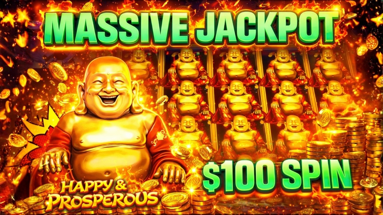 OMG MASSIVE JACKPOT ON HAPPY AND PROSPEROUS BONUS WENT CRAZY!!! 🤑